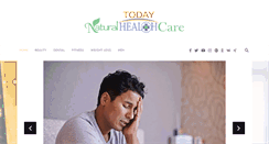 Desktop Screenshot of naturalhealthcaretoday.co.uk